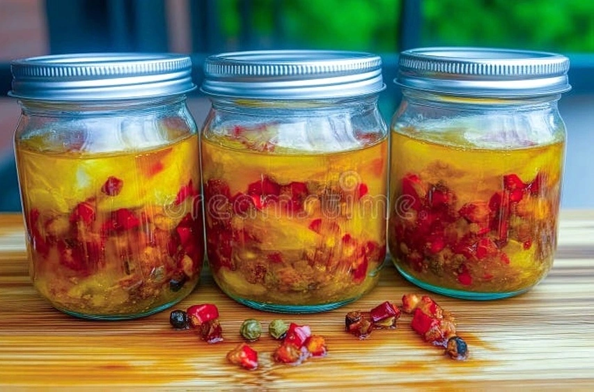 homemade preserves kitchen